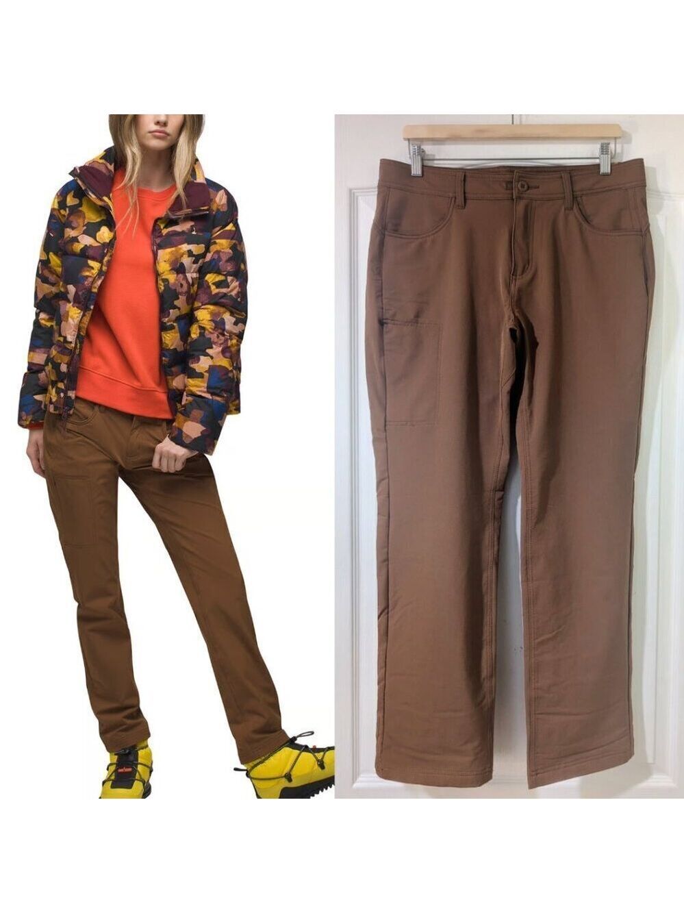 prAna | Halle AT Straight Pant In Sepia